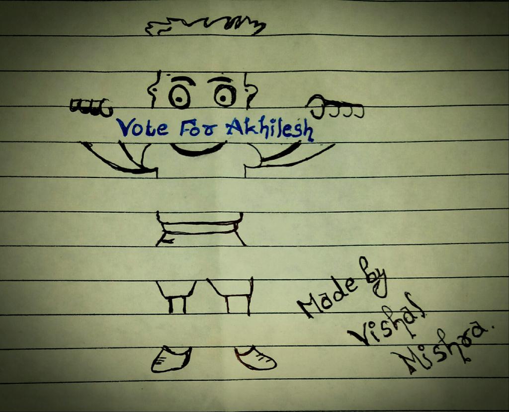Vishal_31dec's tweet image. #VoteForAkhilesh
✌✌