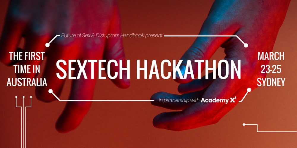academyxi's tweet photo. SexTech is a fast-growing industry and is estimated to be worth $30 billion. In partnership with Academy Xi, The Future of Sex is hosting Australia's First SexTech hackathon. Come help shape the future of the intimacy, relationships, pleasure and desire. #xitribe #futureofsex https://t.co/YO3U4pbsvO