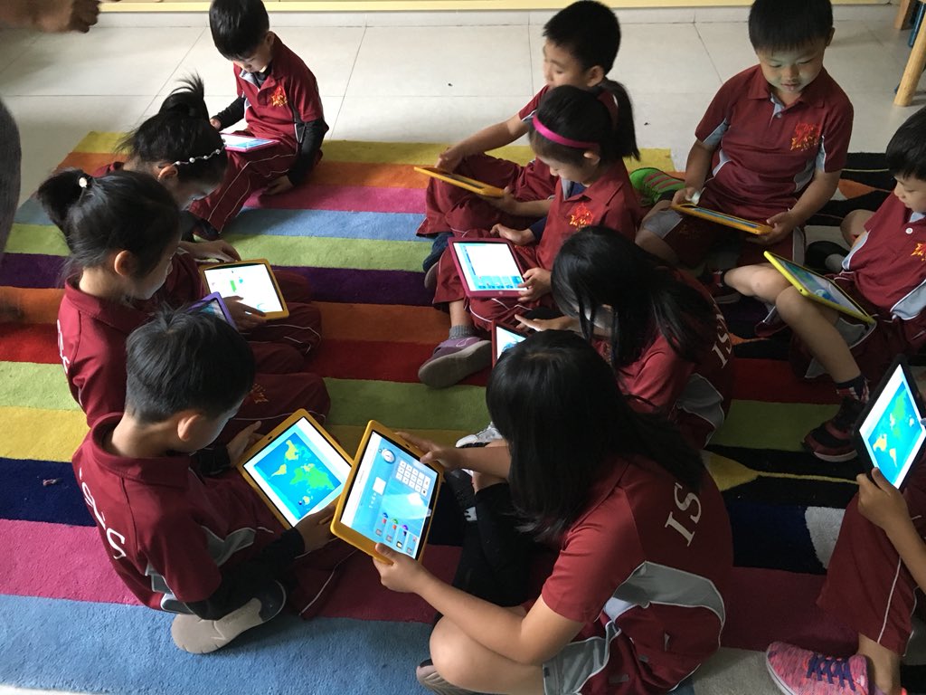 KristaVeitch's tweet photo. PYP is getting in the spirit of #WorldMathsDay! #GoISNS https://t.co/IDXSl81oza