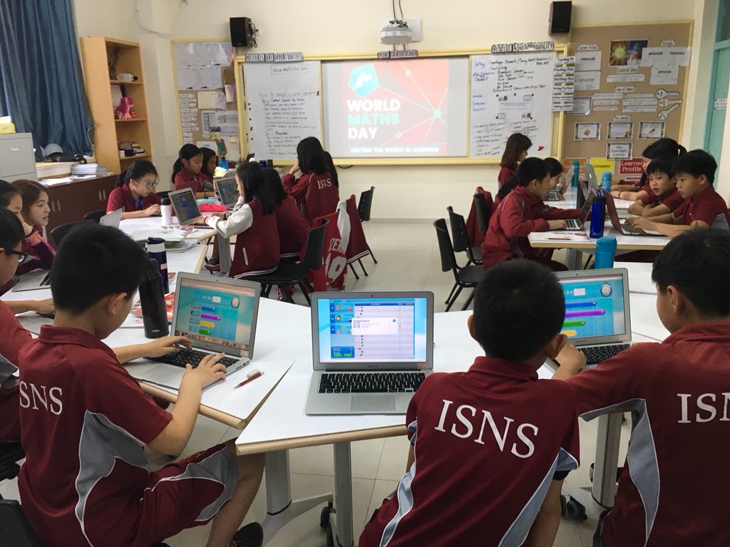 KristaVeitch's tweet photo. PYP is getting in the spirit of #WorldMathsDay! #GoISNS https://t.co/IDXSl81oza