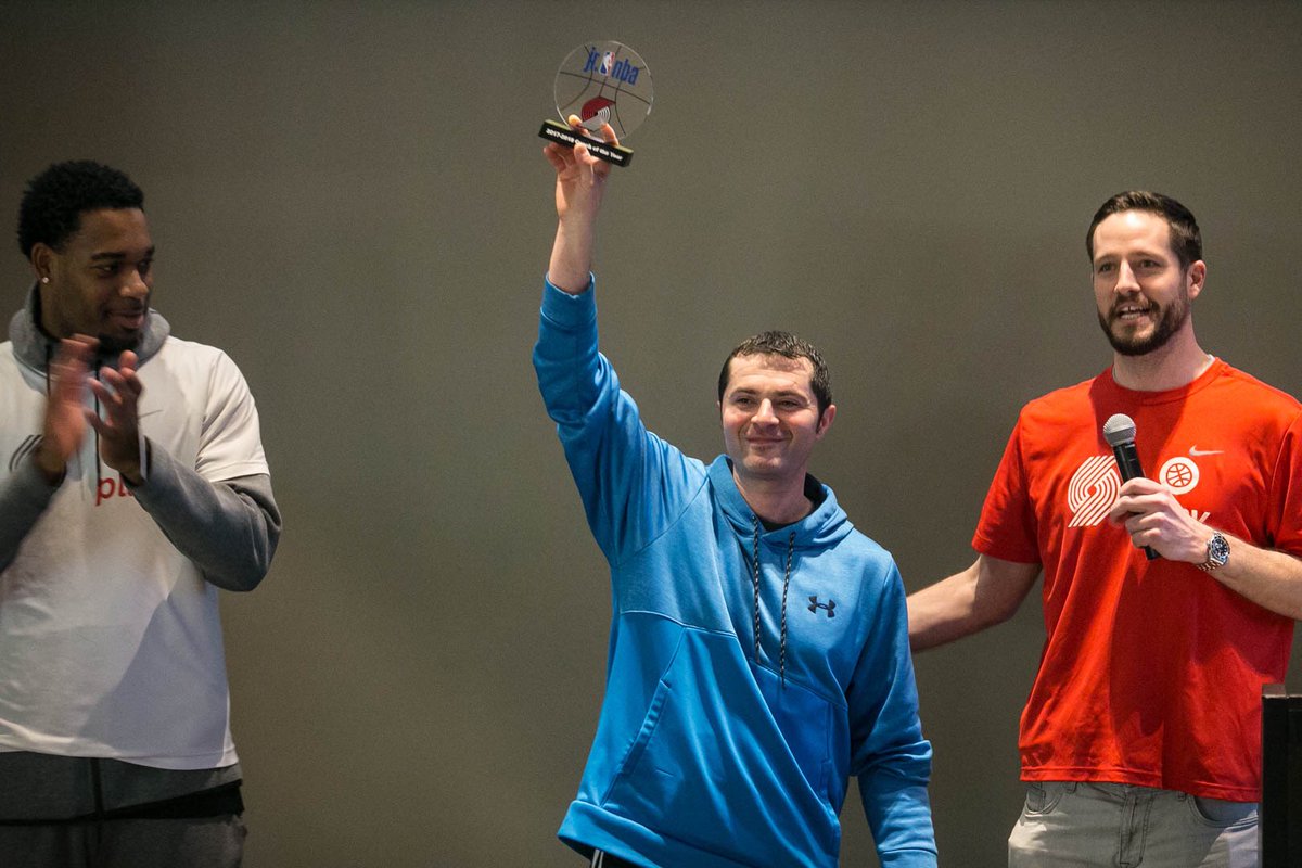 ripcitytix's tweet photo. Congratulations to our Rip City Academy Coach of the Year - Matt Morrison from Tualatin Hills Parks and Rec! 🏆 https://t.co/ndkBFQ0O1o