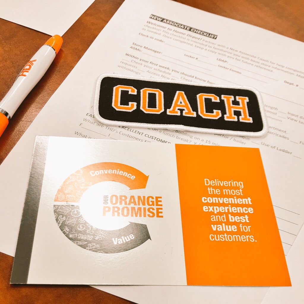 PatrickTHD's tweet photo. Very PASSIONATE about being a #NewAssociateCOACH! Helping FutureLeaders to TRANSFORM Each Other through Leadership for OUR Career GROWTH! When helping others to re-engage with their “WHY” it always confirms my “WHY” I choose to continue be a COACH! #LivingOurValues #ThrivingAtTHD https://t.co/GpDXbvlHMq