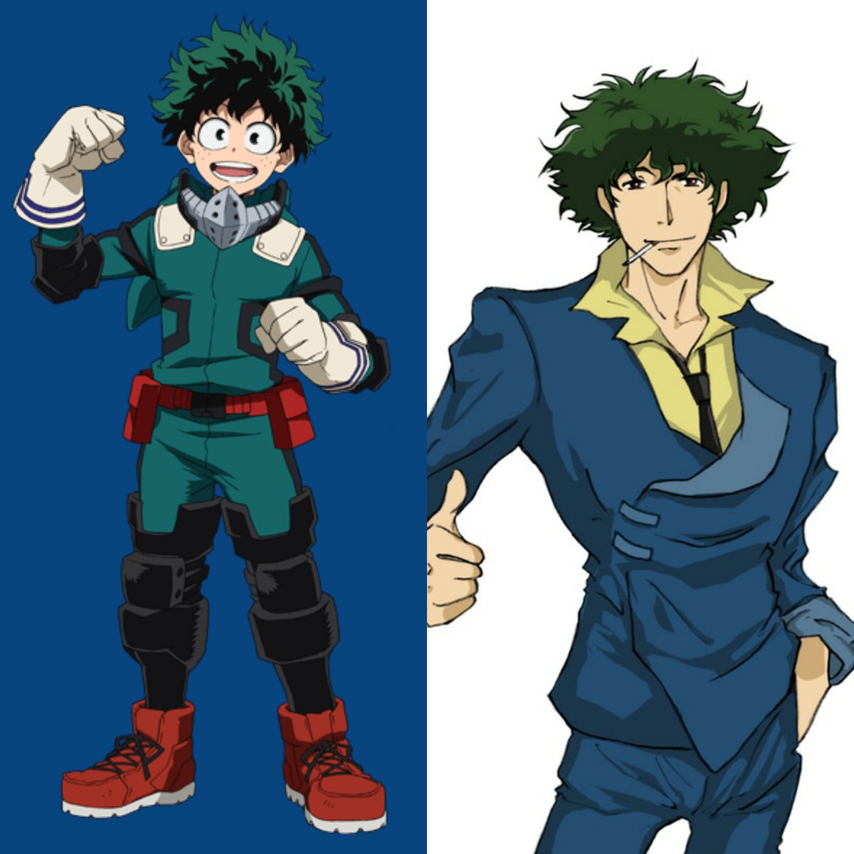 galactic_daddy's tweet photo. Spike Spiegel is Deku's dad you can't tell me I'm wrong. https://t.co/r0OWTG6Fhh