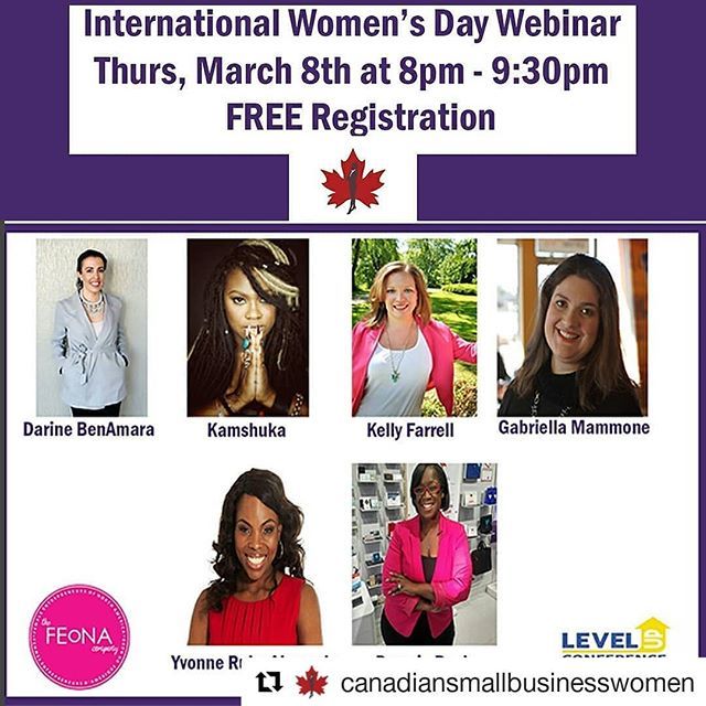 Honored to be invited to take part in this discussion. Join us on #iwd2018 ✨
. .
#Repost @canadiansmallbusinesswomen (<a href="/get_repost/">Repost</a>)
・・・
✨Join our conversation as we celebrate #IWD2018 by discussing how we can #PressforProgress⠀
⠀
✨FREE Registratio… ift.tt/2I7EW63
