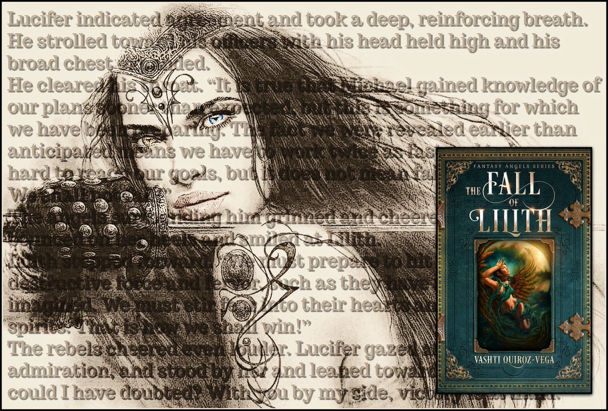 VashtiQV's tweet photo. The Fall of Lilith (Fantasy Angels Series) High Fantasy | Dark Fiction. https://t.co/ntK8qxg8Md #RRBC #IARTG #DarkFantasy https://t.co/ZzRml0fc0g