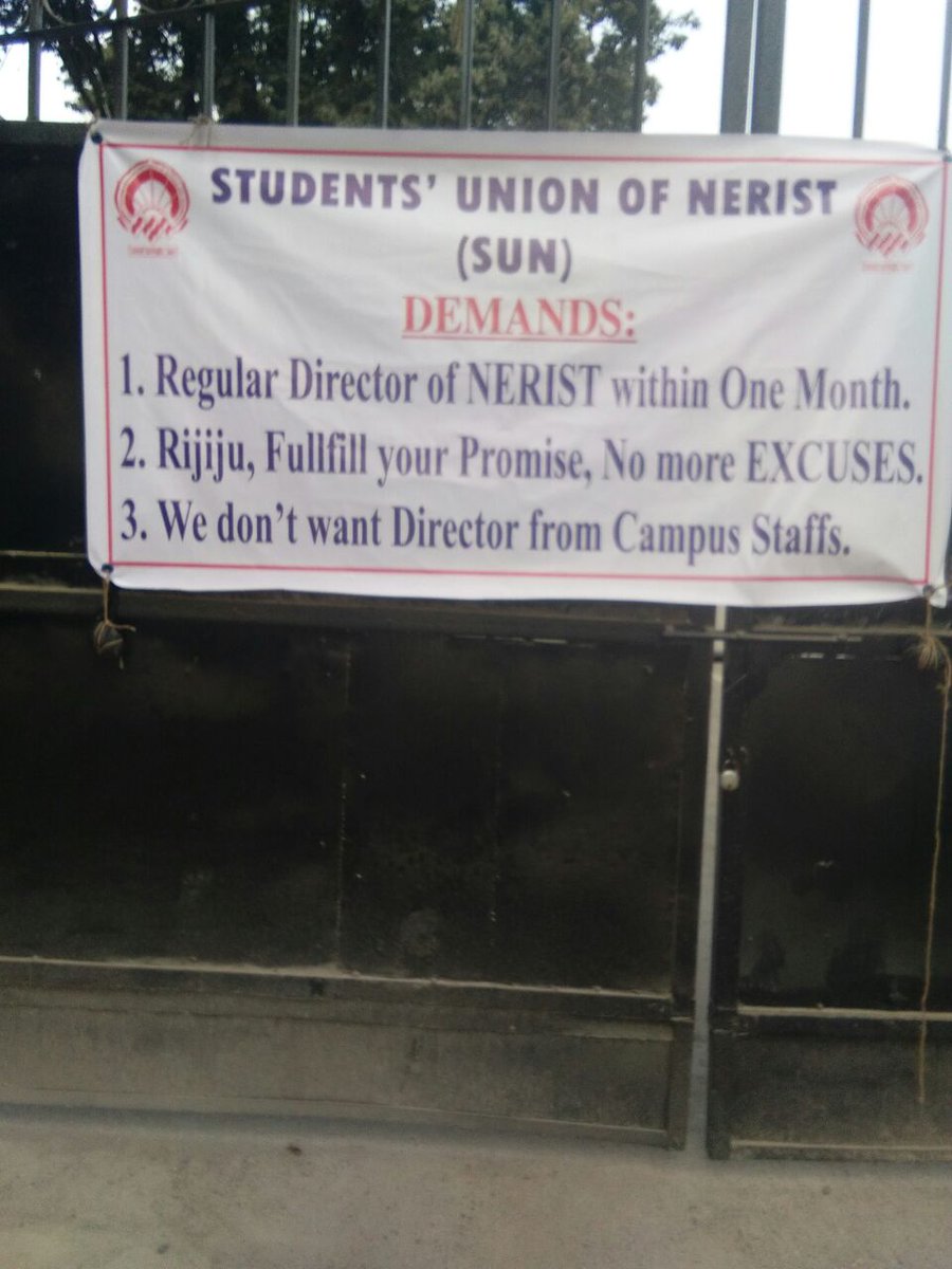bida_habung's tweet photo. #saveNERIST 
Don't you guys understand. We don't want director from Campus Staffs. @KirenRijiju @PrakashJavdekar @PMOIndia @HRDMinistry https://t.co/YAYHZizjBQ