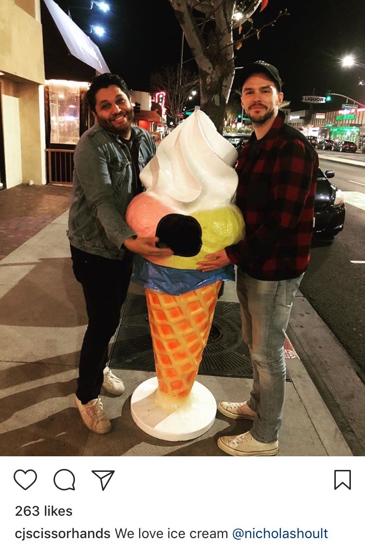 NHoultID's tweet photo. CJ instagram update with #NicholasHoult in LA https://t.co/TvX5wjJ1Y4