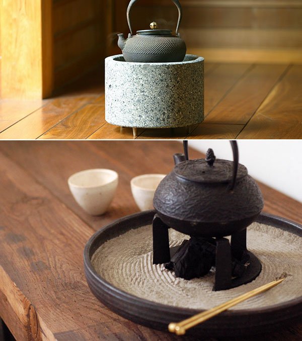 Recently a new generation of Japanese are discovering the charm of these hibachi and you will find many that are designed to harmonize with modern homes, in terms of colors, shapes and materials. Even, concrete!