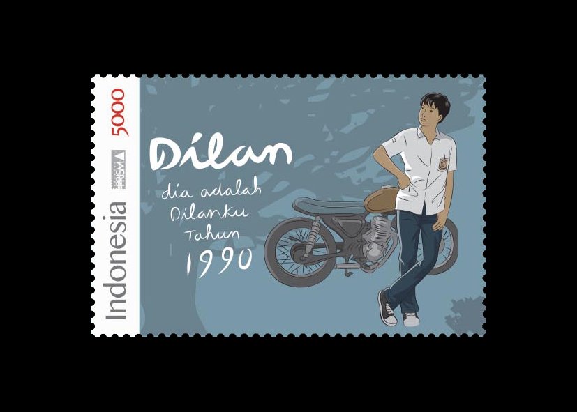 PosIndonesia's tweet image. Prangko ini terdiri dari empat desain, yang merupakan sekuel perjalanan kisah cinta Dilan dan Milea. Prangko dikemas dalam lembaran minisheet yang menarik, pada bagian tengah terdapat &quot;gutter pair&quot; yang menampilkan sosok Milea. 

#PrangkoDilan #AllAboutStamp
#PosIndonesia