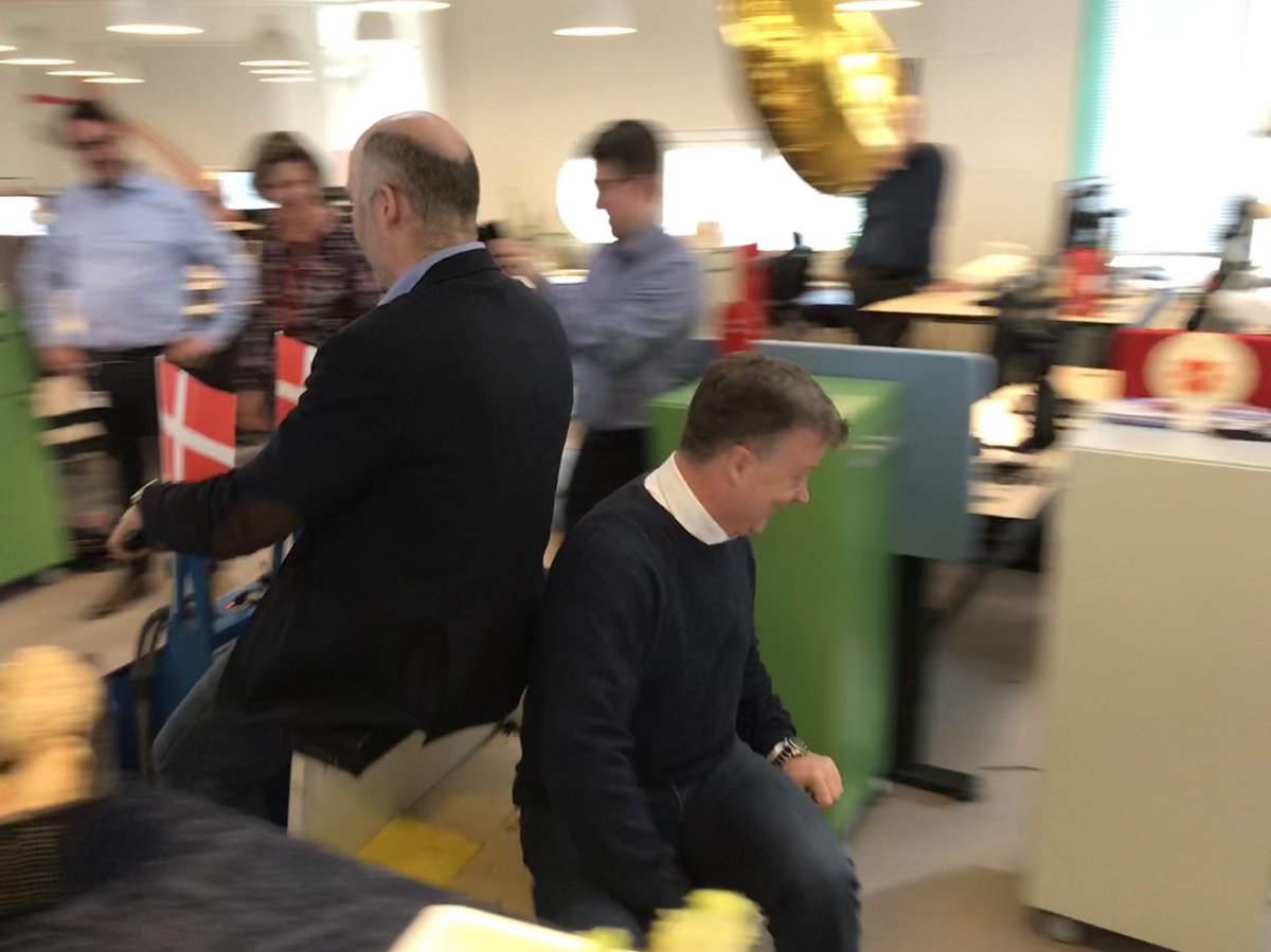 Celebrating Peter Brondt 30 years with tryg. #TrygIR