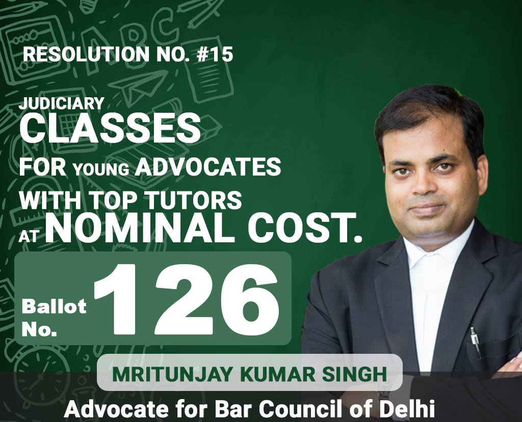 mritunjay_singh's tweet photo. Resolution No. 15
Judiciary Classes for Young Advocates with Top Tutors at Nominal Cost#election2018 #bcd #bcdelection2018 #barcouncil #mritunjaysingh #memberbarcouncil #highcourt #freewifi #leadership #training #orientation #younglawyer #youth #supremecourt #law #india https://t.co/61Ly0A84cw