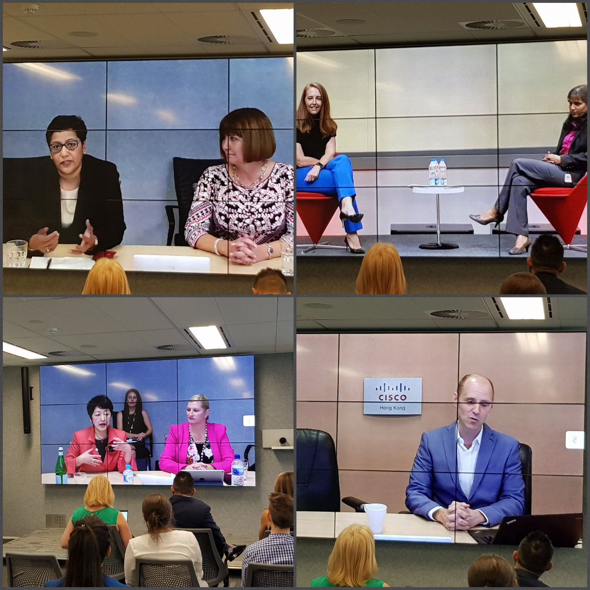 ffvella's tweet photo. Our fantastic panel @RumaBala @GinitaT @VickiBatka @ciscoapac @CW_ANZ #WOI2018 #womenintech #WeAreCisco https://t.co/4L2VQDKcJD