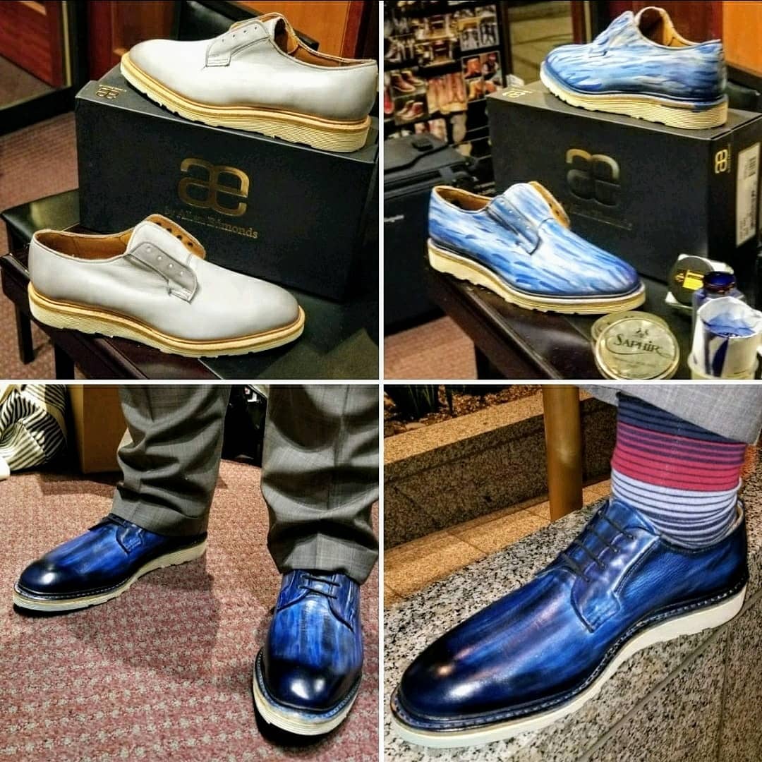 Oldstyleshine's tweet photo. Got time? At Old Style - We do more then just shine shoes.
Custom #shoeArt one of a kind! #ShareAllenEdmonds
#Custom #NewOrUsed
@TheBrightReport @teewanz @ @MelissaAJurcan @danieldone @JesseKIRO7 @kennypleasant @ @levesqueatlarge https://t.co/QOZWccNltu