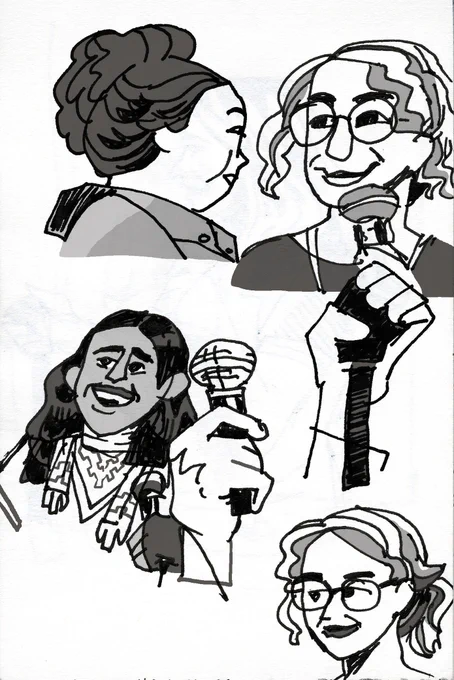 and some hosts! @aparnapkin @kingfirestorm @maevehiggins and a bonus @myqkaplan 
