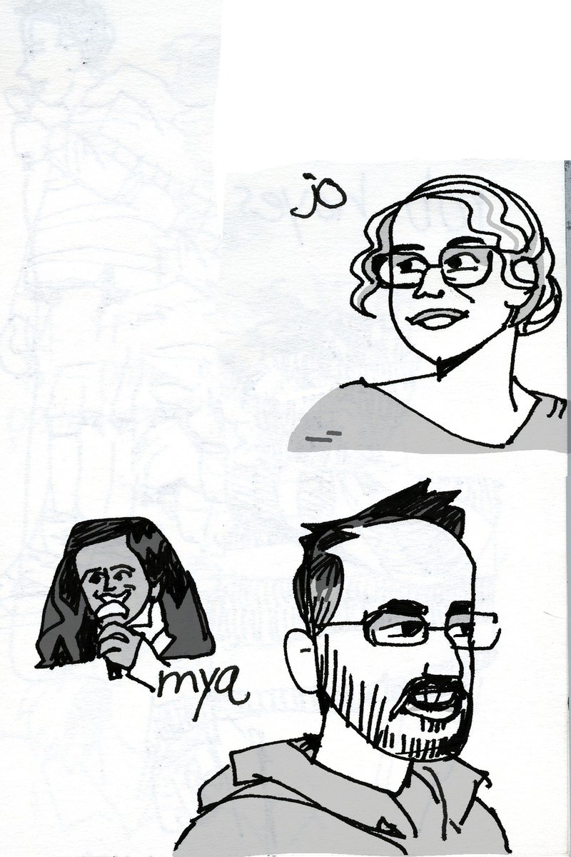 and some hosts! @aparnapkin @kingfirestorm @maevehiggins and a bonus @myqkaplan 