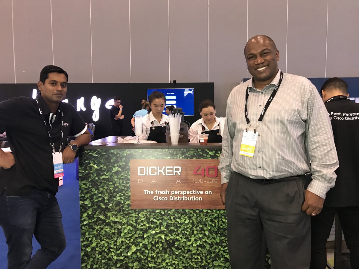 Jamezmonty's tweet image. Stopped by the #DickerData booth at Cisco Live #CLMEL. Thanks for the juice!!