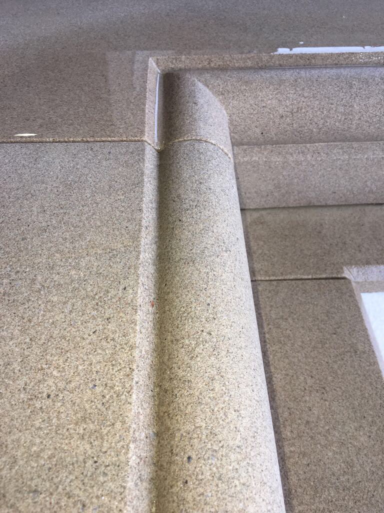 DimensionalSton's tweet photo. Large sandstone fireplace finished yesterday, a real simple mound detail around the inside but really striking as the surround is 1.8m wide! #BritishStone #Bespoke #CustomSized #ProperYorkshireStonemasonry https://t.co/tlEKVb0B74