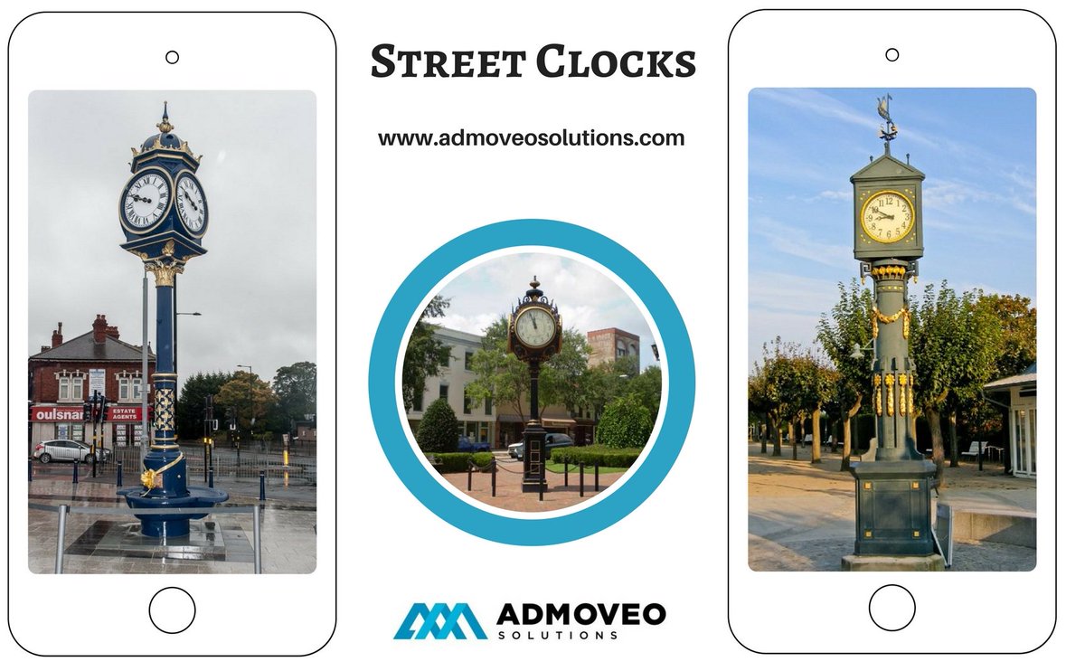 admoveosolution's tweet photo. Clocks are the focal points designed to reflect the unique architecture of your site.

Create a popular gathering place around your streetscape.

@admoveosolution are helping you to give a new shape to your vision with a design phase-https://t.co/N2CXeYEobt

#Clocks #StreetClocks https://t.co/29ChNrudm5