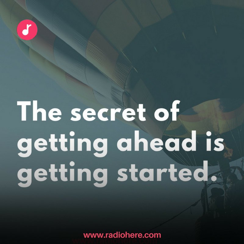 radiohereonline's tweet photo. The secret of getting ahead is getting started.

https://t.co/DhQJXjkLTT

#WednesdayWisdom #listenlive https://t.co/xTkr1VVB59