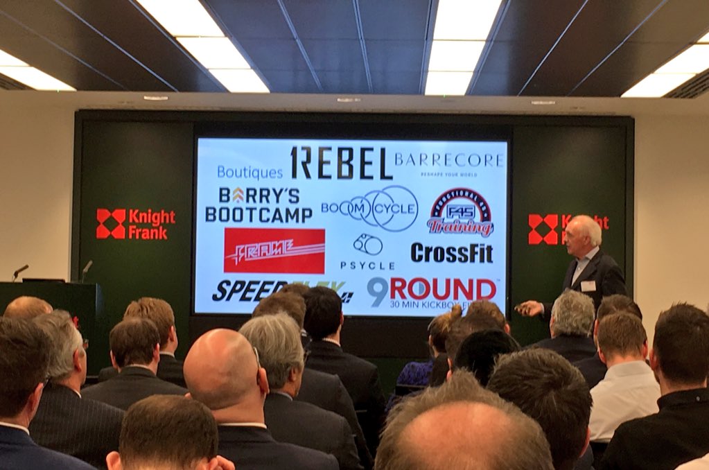 LPFtalk's tweet photo. RT @LocateRetailUK: Thanks to @LPFtalk for an interesting seminar last night, “How Healthy is the Fitness Sector?”. Useful, operator insights from Jo @MoveYourFRAME and Jonathan @TheGymGroup . https://t.co/M6hpn9vFjP