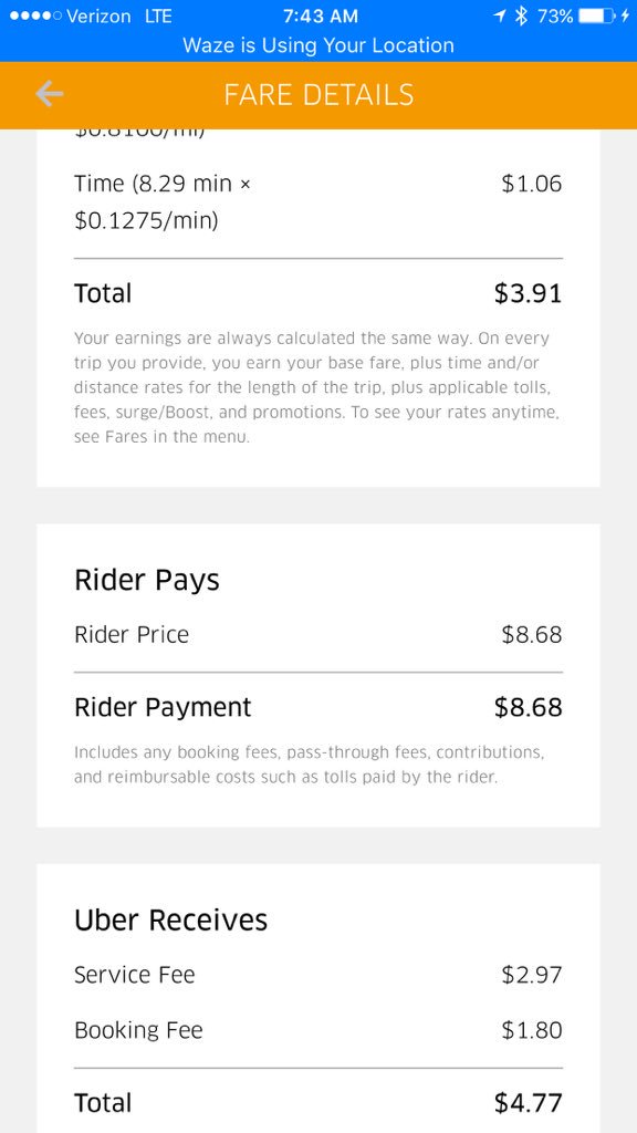 coachwalton4's tweet image. #pricegouging #driverexploitation what did Uber do on this ride to deserve more than me as the driver