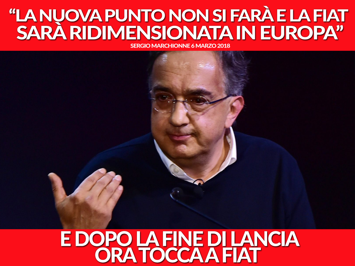 save_lancia's tweet photo. E così dopo la triste fine di #Lancia....adesso tocca pure alla #Fiat. #GoodbyeItaly #SaveLancia #SaveFiat https://t.co/G1rxqr6OVj