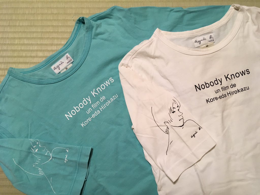 Ohbayashi Takashi Hkoreeda 公開時に拝見しましたが 衝撃的だったです Agnes B が出したコラボｔシャツは今でも持っています T Co Cl7a76f4zk Twitter