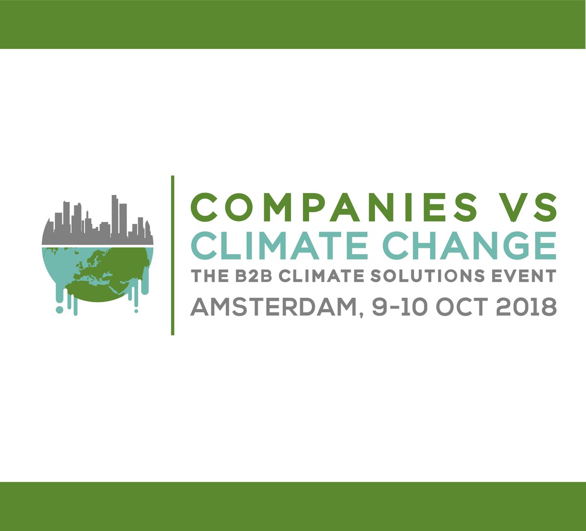 #CvCC18 #Amsterdam speakers: @LEGO_Group @ABBgroupnews @MarsGlobal @VodafoneUK @KelloggsUK @JNJNews @ScaniaGroup @CDP @Jacobs,@PhilipsLight @Danone @ASICSUK ,@Allianz Contact us about sponsorships jason at solveclimatechange dot com #renewables #CliamteAction #RE100 #susty