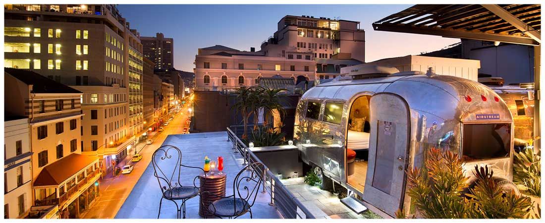 BehindEveryBoss's tweet image. We've organised a meeting at a very quirky hotel in Cape Town this week which has airstream trailers &amp;amp; a cinema on the roof! #unusualvenues #findmeavenue #eventprofs buff.ly/2trz2cI