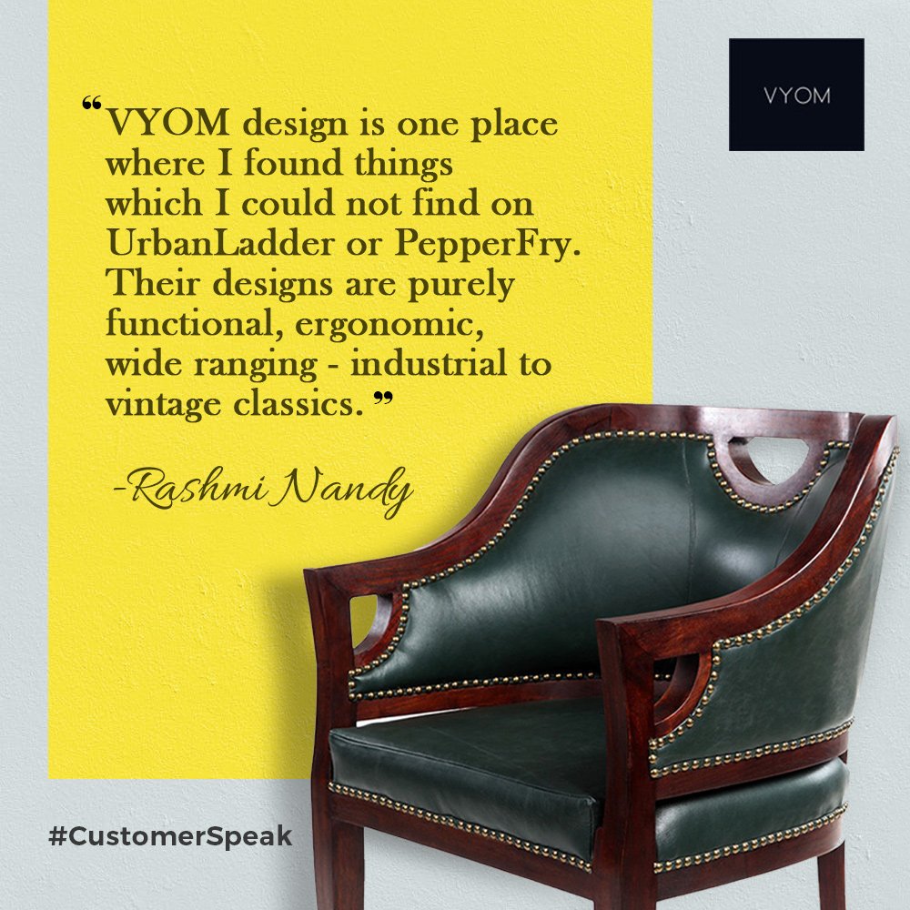 VyomDesign's tweet photo. We love listening to our clients at https://t.co/5YlOwH6AFR
#CustomerSpeak #VyomDesign #Bangalore #Furniture #HomeDecor #interiordesign #designerfurniture #testimonials https://t.co/4nz9S9Kg4h