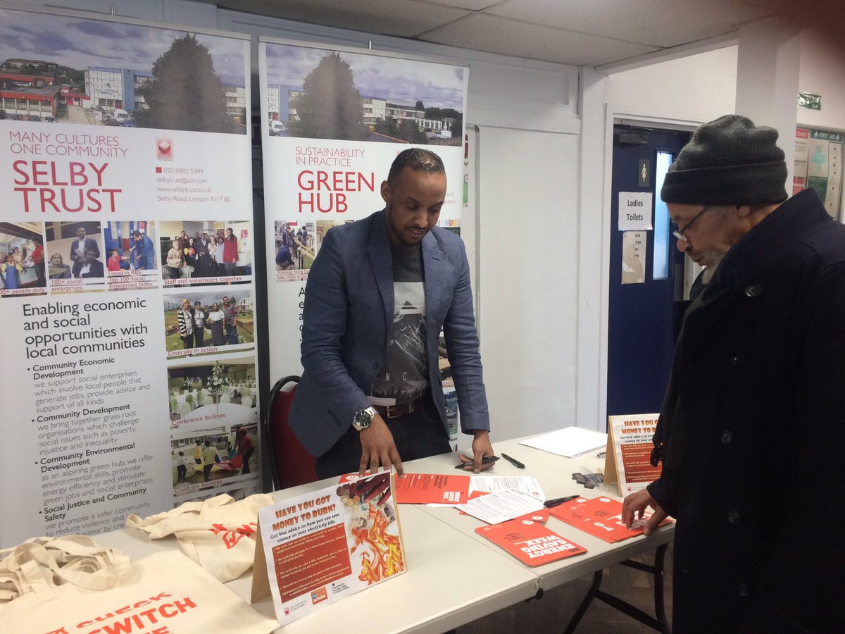 We are at the Salvation Army in Wood Green later today giving free energy saving and fuel reduction advice to residents.
