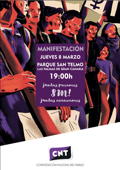 EL 8M, ¡TOD@S A LA CALLE!