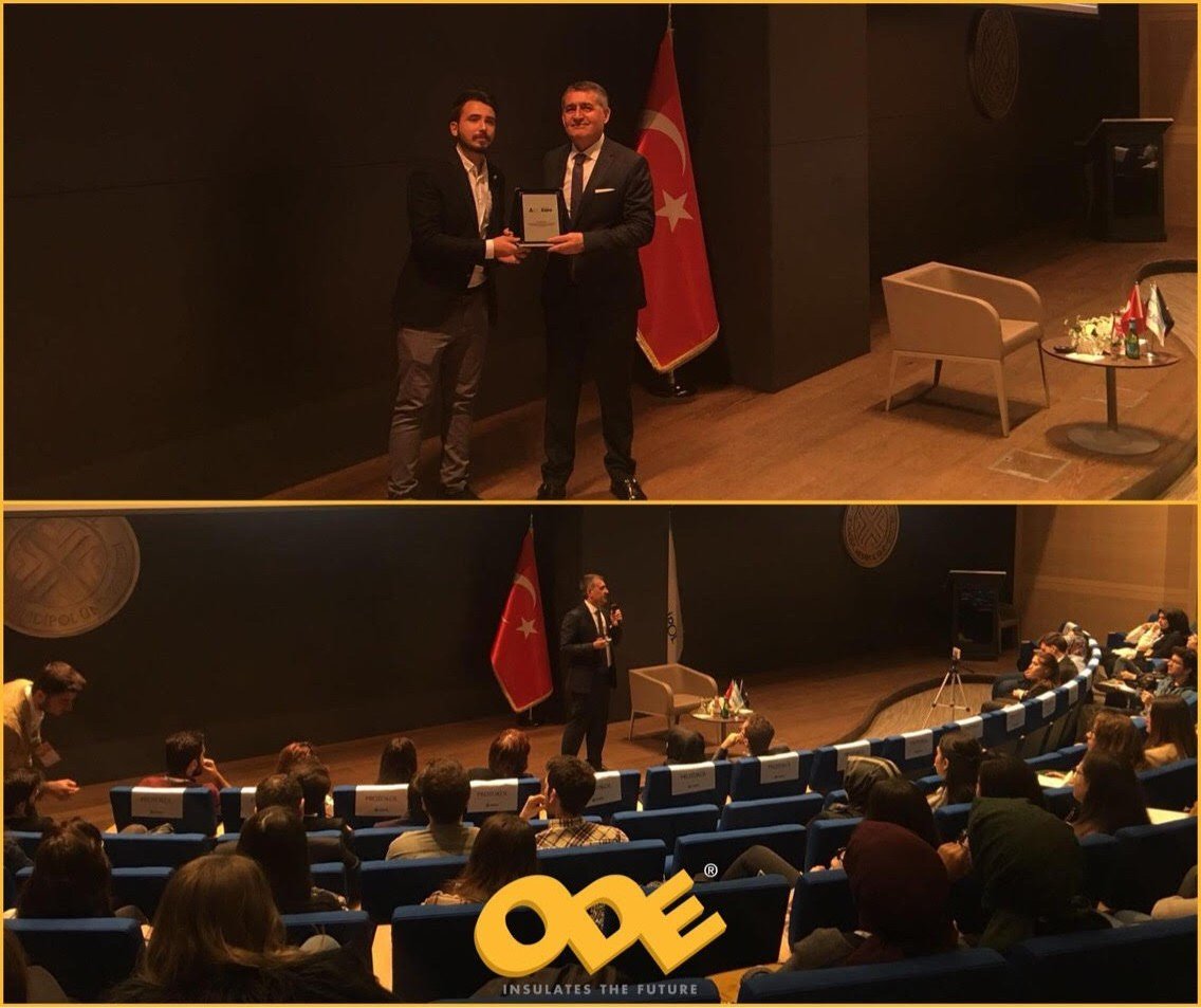 ODE_YALITIM's tweet photo. Yönetim Kurulu Başkanımız Sayın Orhan Turan, bugün Saat 11:00’de Medipol Üniversitesi Management and Economics Club’un düzenlediği etkinlikte konuşmacı oldu. https://t.co/LrrAq4GcpV