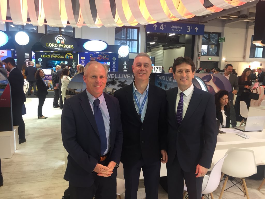 sancarfer's tweet photo. @ITB_Berlin the #World’s #Leading #Travel #Trade #Show where to be. With @OliSports and @IAGTOCarlton @OpenGolfClub @IAGTO @Vincci_Hoteles #B2B #Berlin #Germany https://t.co/1Juw8orxKU