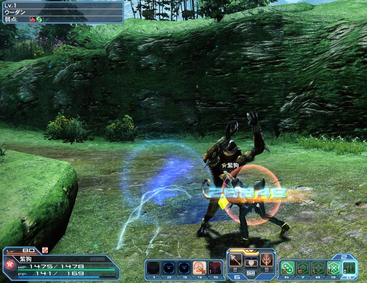 狼蛇 ストラジオのパルチ２個目拾えたんで因子検証してみましたー S1 滅域輝与 一定範囲内でエネミーが死亡した時 死亡した数 3pp回復します 2体同時だと6回復しました W