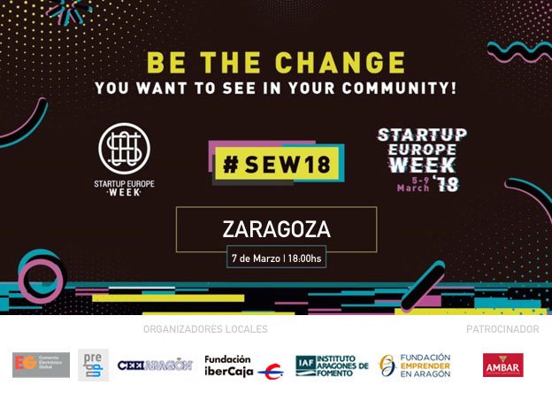 Prendup's tweet photo. Hoy es Startup Europe Week Zaragoza a las 18:00hs. Te esperamos: https://t.co/azDZtesKKk

@startupeuw #SEW18 @emprenderIAF @CEEIARAGON @Prendup @IbercajaSocial @IAF_Aragon @eduardopaz @cervezasambar #emprendedores https://t.co/TvLoKN03cS