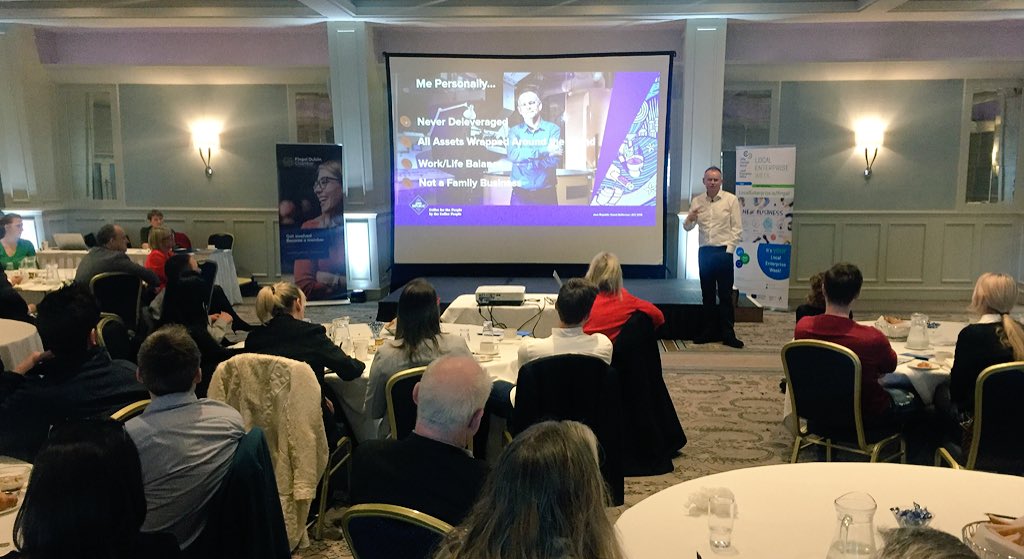 JavaRepublic's tweet photo. Our Founder David McKernan at this mornings #LewFingal David is advising local Enterprise on how to scale their Business Faster &amp; Smarter #LocalEnterprise @LEOFingal #coffeetime https://t.co/GBqNdKjtYm