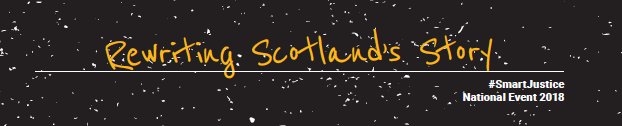 ComJusScot's tweet photo. Two days to go! Who's excited about our #SmartJustice event @citizenstheatre this Friday!? We've got brilliant speakers @lokiscottishrap @jasonleitch @HarryBurns16 @RozaSalih @karynmccluskey @IAmByronVincent (and more) challenging you to think about Rewriting Scotland's Story. https://t.co/2ndrbH2JLM