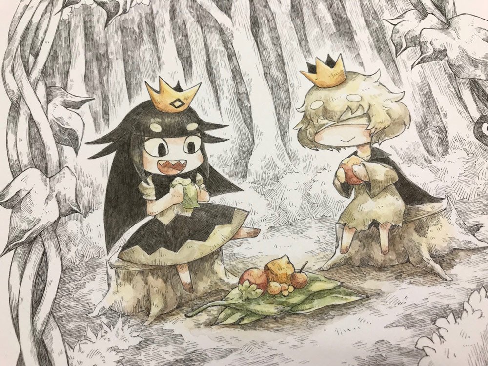 嘘つき姫と盲目王子 イラスト 画像01 Twitter