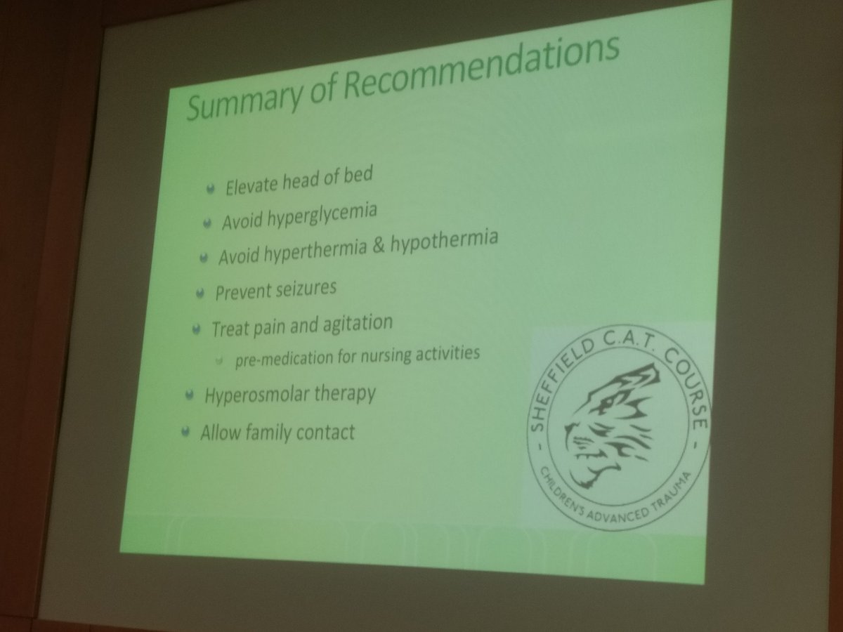 catcourse's tweet image. What to do after you have got on top of ABC in head injuries in major paediatric trauma #CATcourse