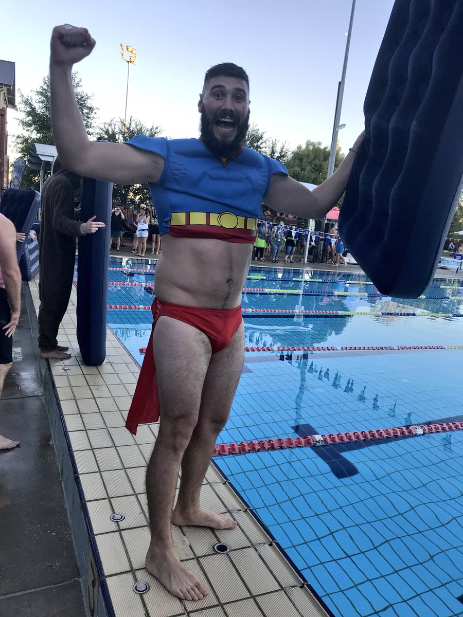 MarkJesser's tweet photo. Media teams line up in the Albury Wodonga Big Splash @bordermail https://t.co/QyXZSh33zk