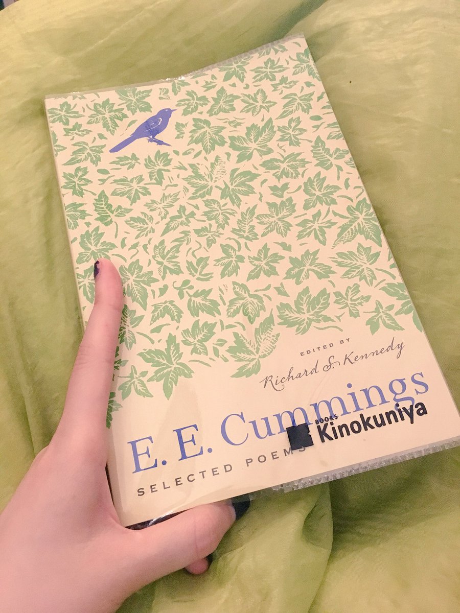 PimsupaW's tweet photo. (I do not know what it is about you that closes
and opens; only something in me understands
the voice of your eyes is deeper than all roses)
nobody, not even the rain, has such small hands 🍃
#EECUMMINGS
#onepersonbookclub #poetry https://t.co/pU4CAaKGqj