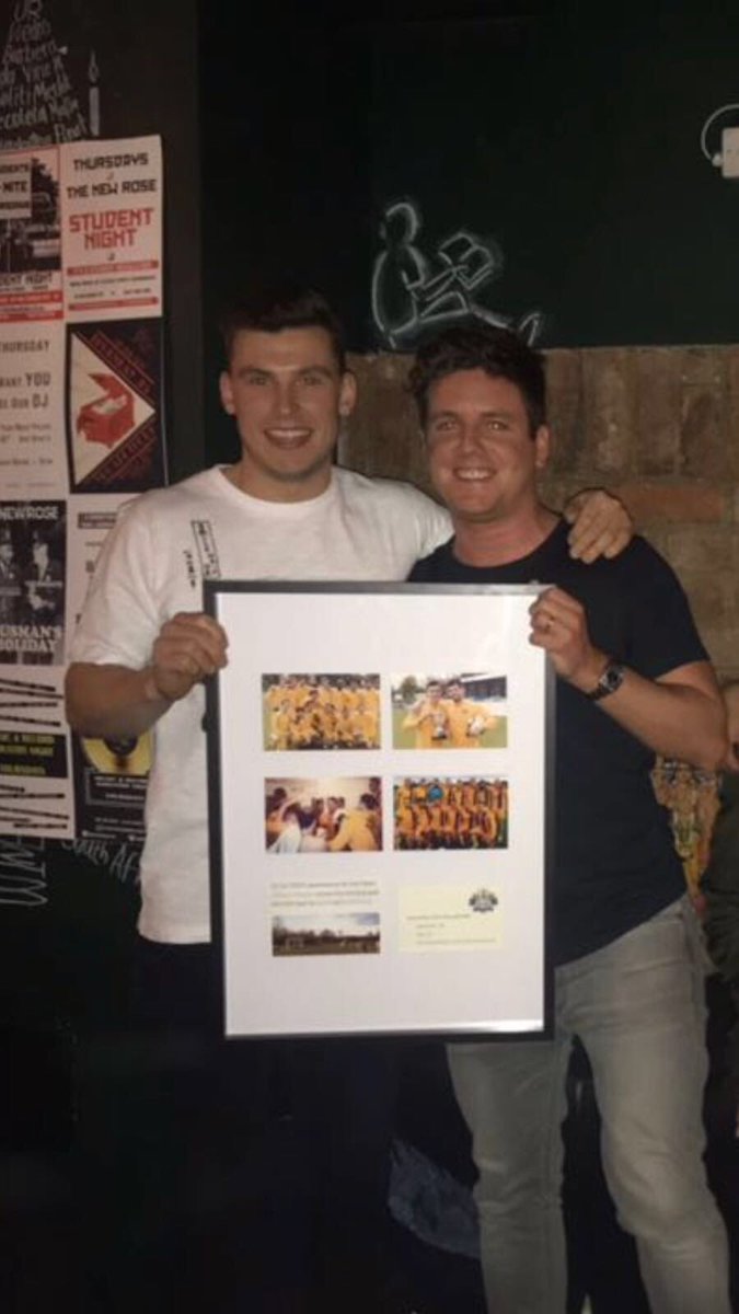 NUFCOilers's tweet photo. Great fallow Saturday spent celebrating our all time highest capped player @MarcusBaxby as he bids farewell to the club. What a servant, what an Oiler #UTO #144apps #25goals https://t.co/kWekrVziaQ