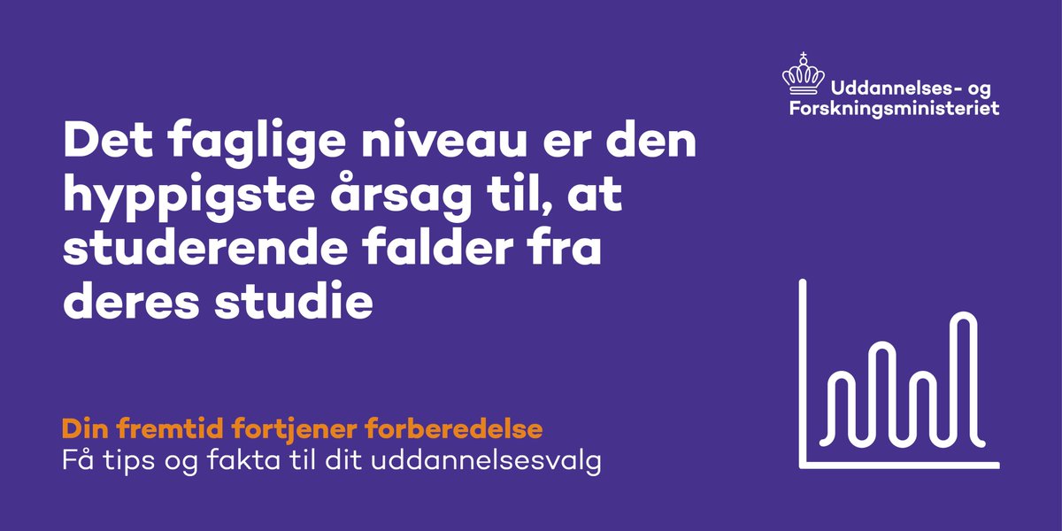 UFM_MIN's tweet image. Det faglige niveau på studiet er hyppigste årsag til frafald, viser ny analyse. 'Søg mere information og bliv klogere på de enkelte uddannelser, inden I søger', siger @sorenpind bit.ly/2oOrsUB #forbereddinfremtid #optag18 #uddpol