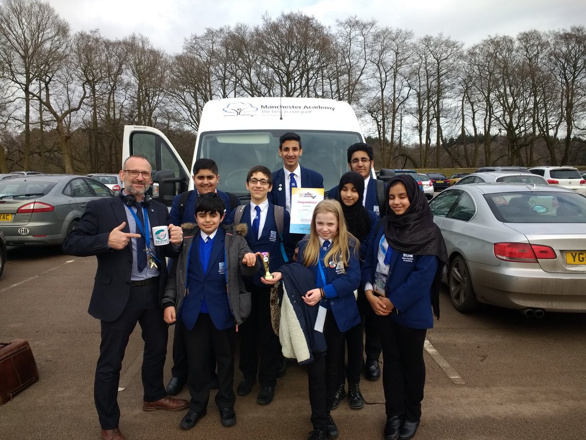 McrAcademy's tweet image. Well done to our Year 8 students who won Best Robot Design in the Tomorrow's Engineers EEP Robotics Challenge at Astra Zeneca @AlderleyPark Congratulations Team Thunderobots! @Tomorrows_Eng #TERobotics