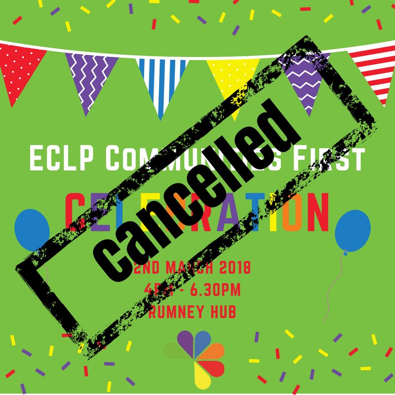 ECLPCF's tweet photo. Unfortunately due to time constraints and the programme closing at the end of this month, we unable to reschedule our celebration event. We would still like to share our community manifesto (created with the priorities of the people of ECLP). Watch this space for more info https://t.co/dFzZAXvoVo