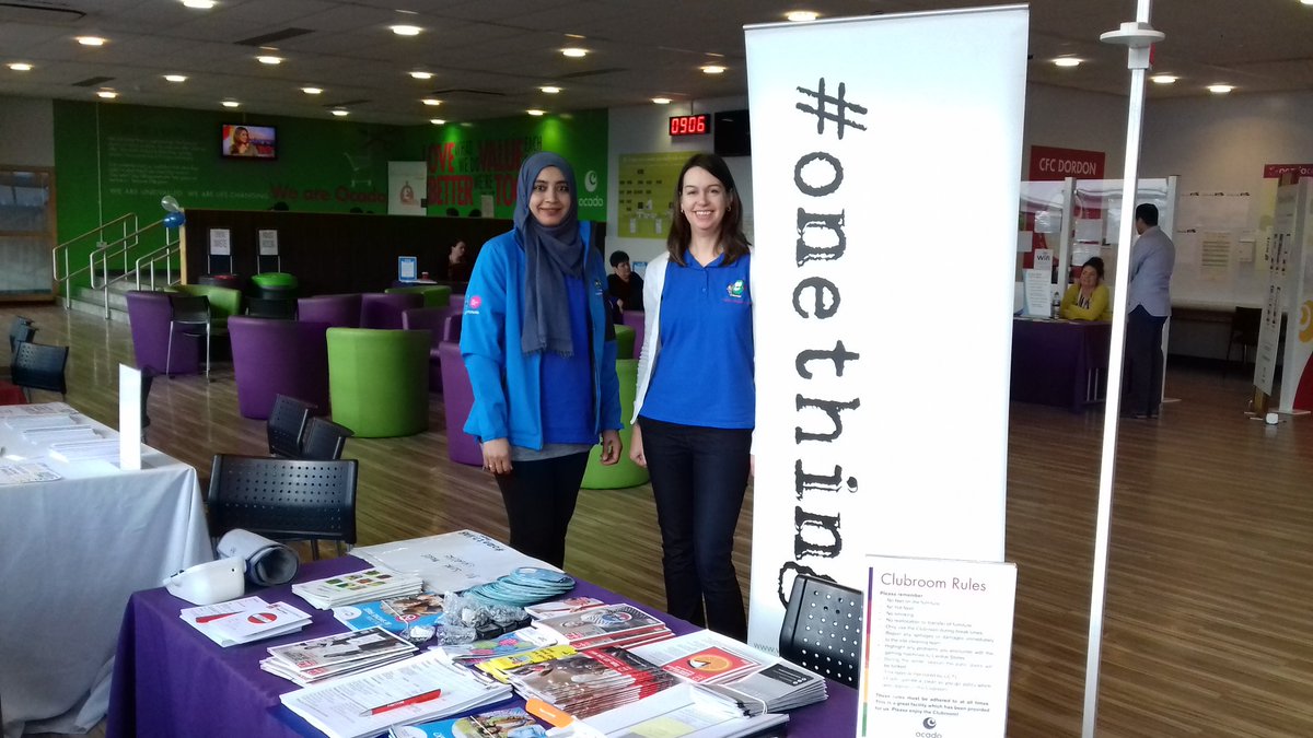 onethingpledge's tweet photo. All set up for #onething health checks at Ocado today. @NBHLN1 https://t.co/Ps39vHGHMc