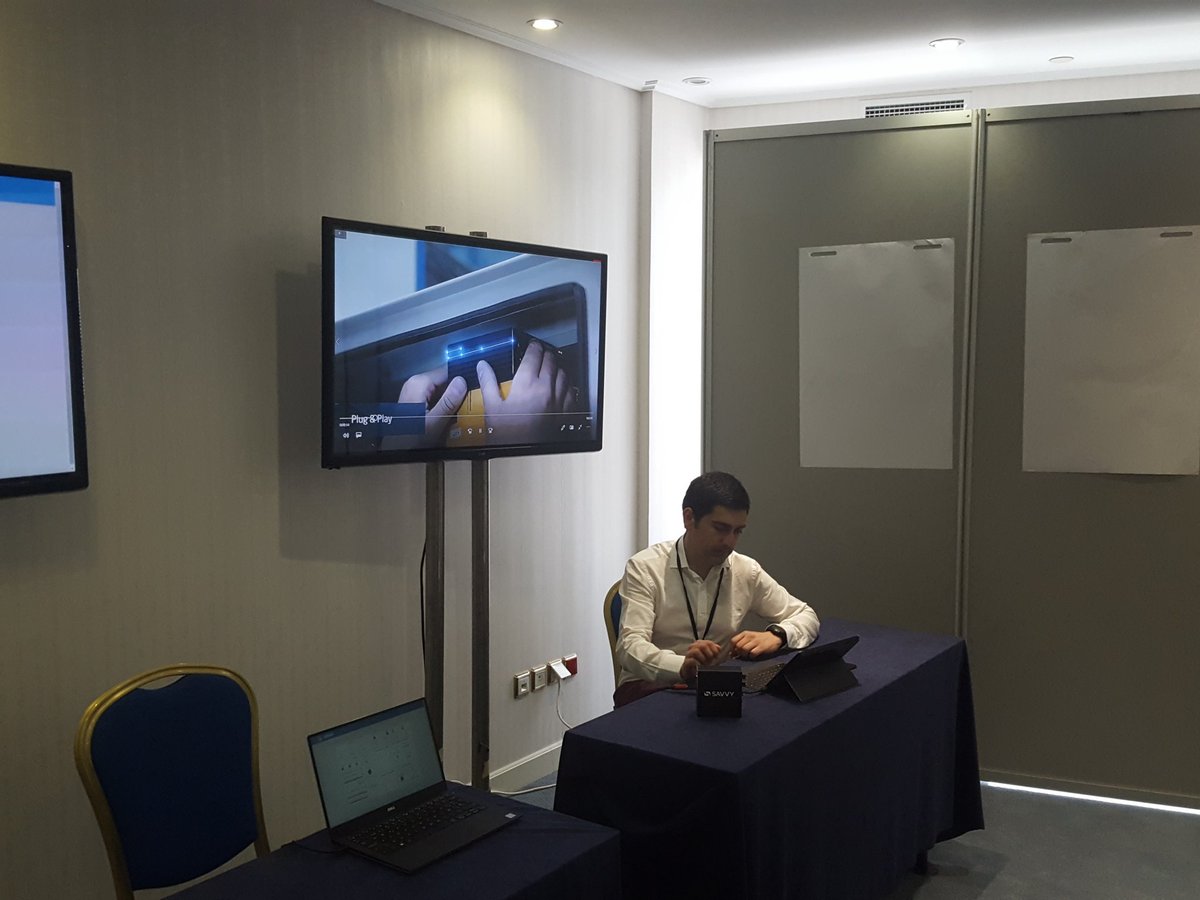 Savvy_DS's tweet photo. Everything ready for the demo!
#Athens
#productive40
@IDEKO_IK4
@ULMA_Embedded
@Productive40 https://t.co/VfHmFDwdUC