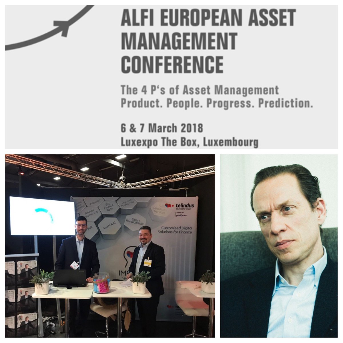 ProximusNXT_LU's tweet photo. @ALFIEAM18: Ne manquez pas l'intervention de @Frank_Roessig - Head of Digital Finance Solutions- de 16h30 à 17h15 #TableRonde "Fintech– Facts, Fiction and the Future"  @Luxexpo_The_Box #Booth35 #DigitalKYC https://t.co/sk1NsQgdKF https://t.co/oJLJRHKbpZ