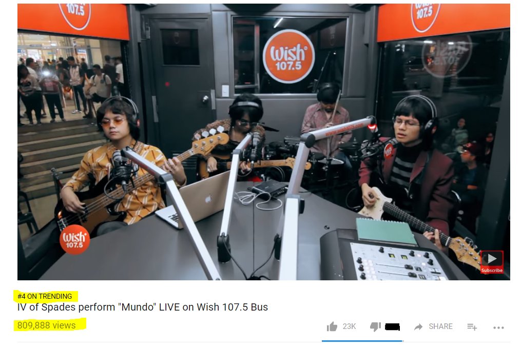 ayyviofspades's tweet photo. No chill fandom. Haha 

#4 Trending pa rin 
800k+ views

WOW

#IVOSMundoOnWishFM 

Ulol mga nagdislike. Jk. Hahaha https://t.co/mfOMc33evl